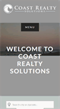 Mobile Screenshot of coastrealtysolutions.com